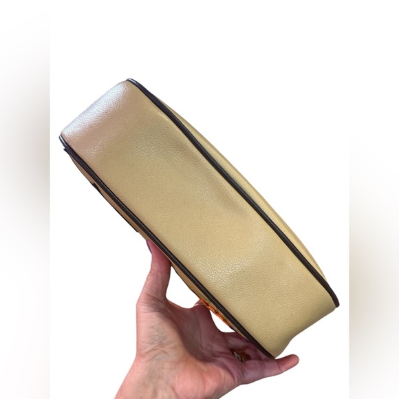 Liz Claiborne Beige Shoulder Bag with Floral and Animal Design - Picture 4 of 9